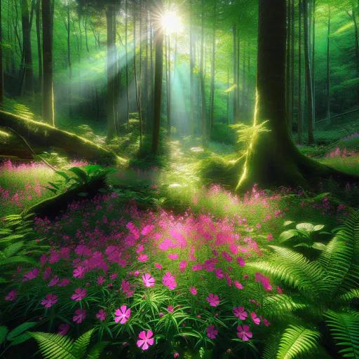 Illustration for Flower Color
