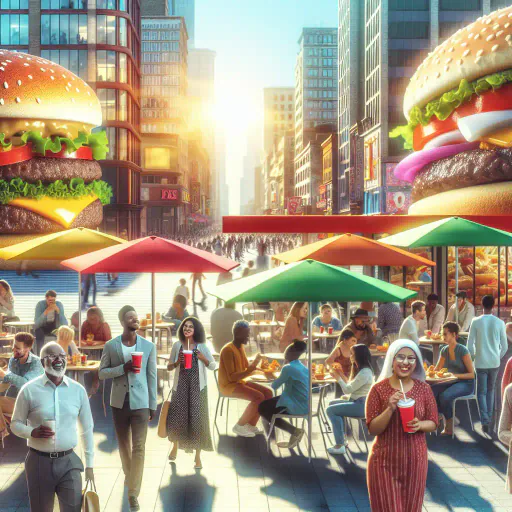 Illustration for U.S. Brands Dominance