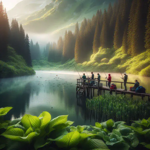 Illustration for Fishing Activity