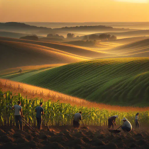 Illustration for Agricultural Setting