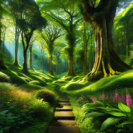 Illustration for Outdoor Scenery