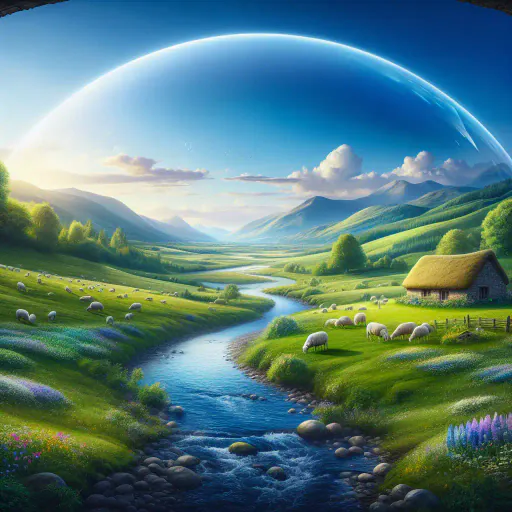 Illustration for Romanticized Nature