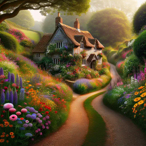Illustration for Idyllic Setting