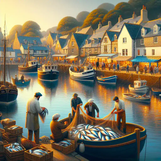 Illustration for Fishing Industry