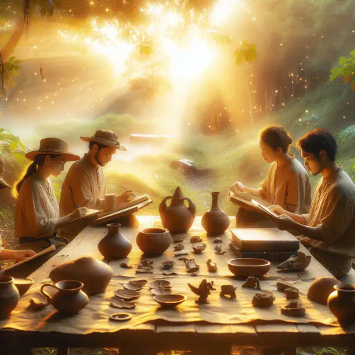 Illustration for Archaeology Based