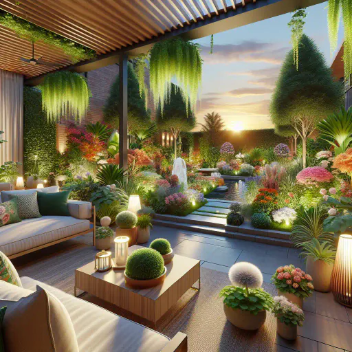 Illustration for Outdoor Area