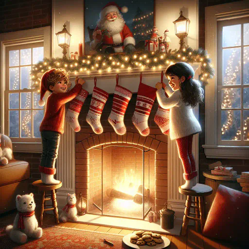 Illustration for Santa's Entry