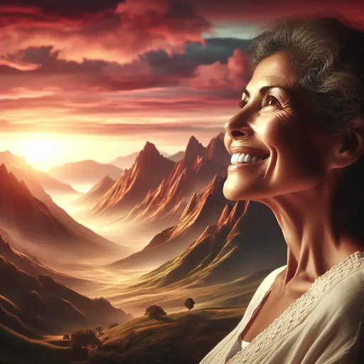 Illustration for Expression of Joy