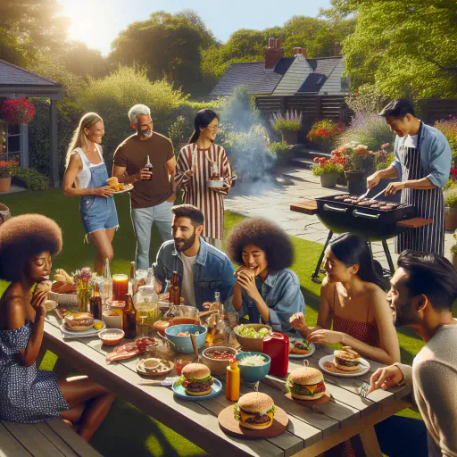 Illustration for Casual Meal