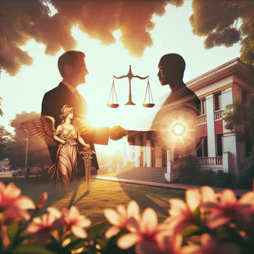 Illustration for Legal Confrontation