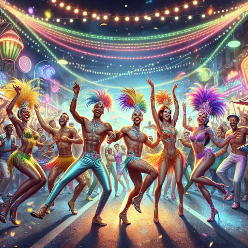 Illustration for Joyful Dance