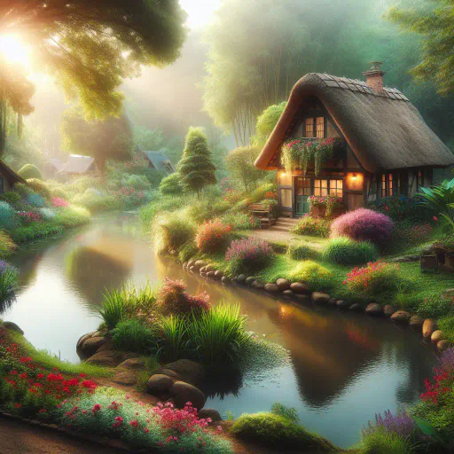 Illustration for Natural Setting