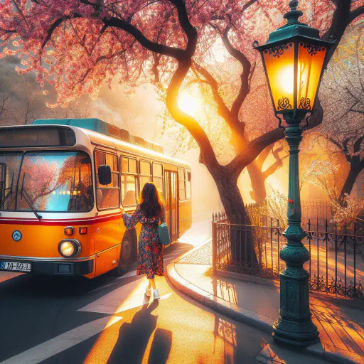 Illustration for Leaving transportation
