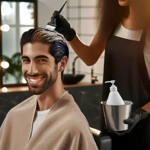 Illustration for Hair Bleaching