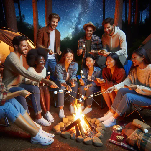 Illustration for Camping Treat