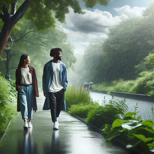 Illustration for Light Rainfall