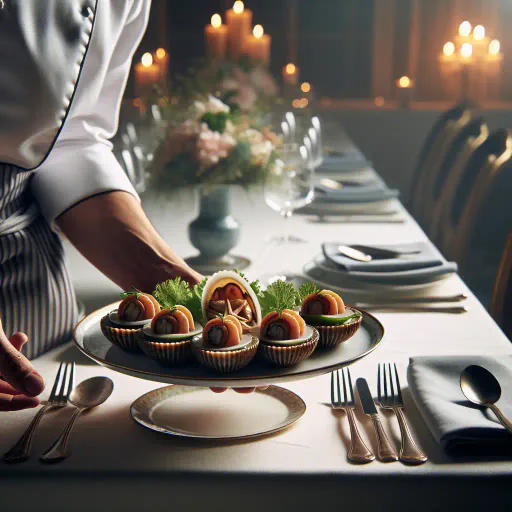 Illustration for Seafood Dish