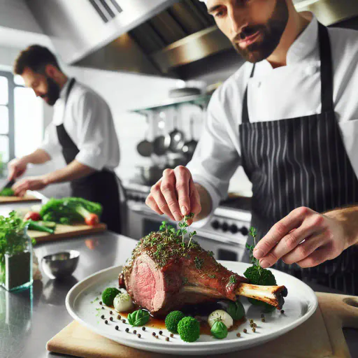 Illustration for Dish Presentation