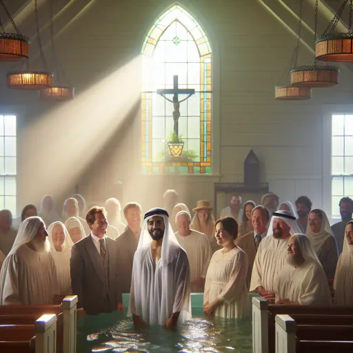 Illustration for Adult Baptism