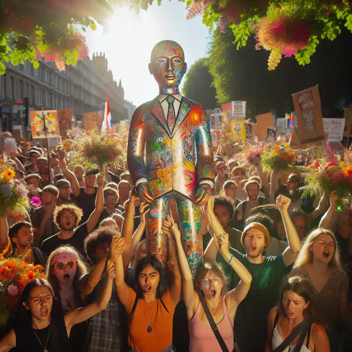 Illustration for Protest Symbolism