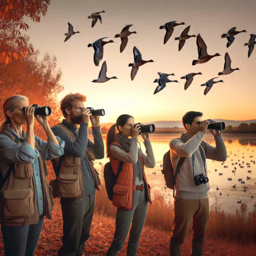 Illustration for Birdwatching Term
