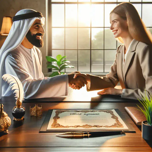 Illustration for Formal Agreement