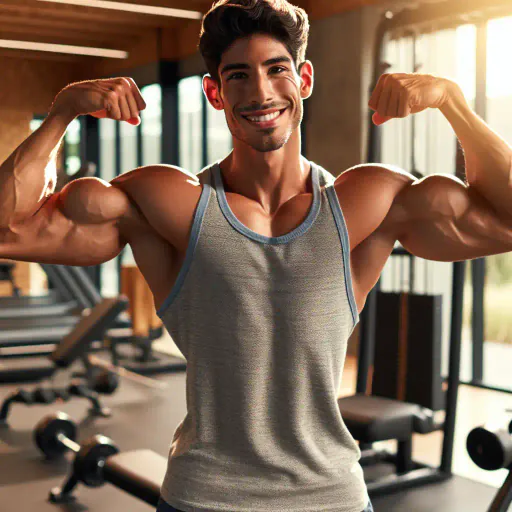 Illustration for Arm Flexing