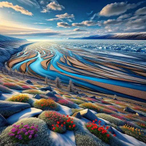 Illustration for Glacial Origin