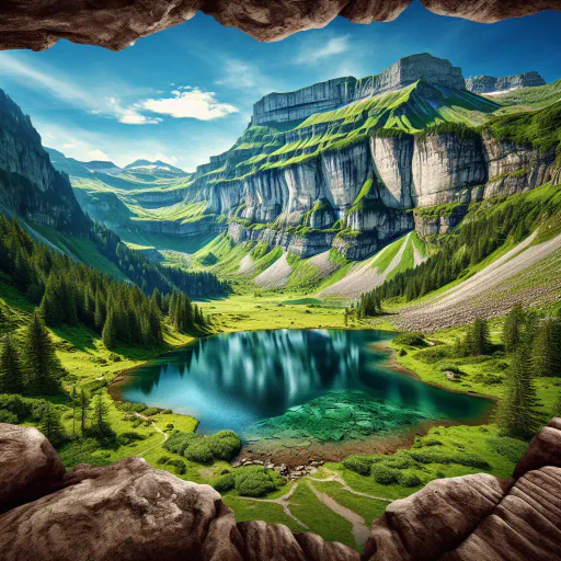 Illustration for Glacial Origin