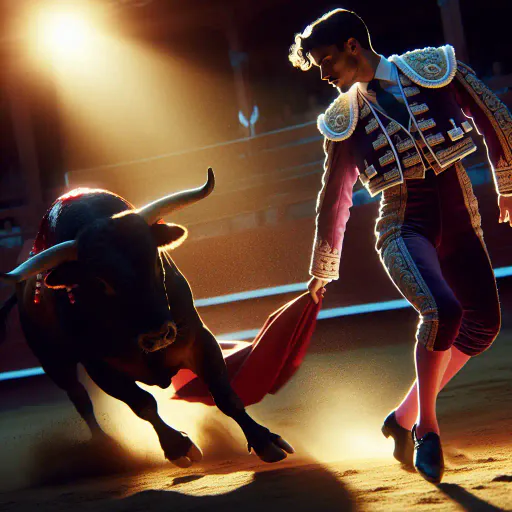 Illustration for Bullfighting Activity
