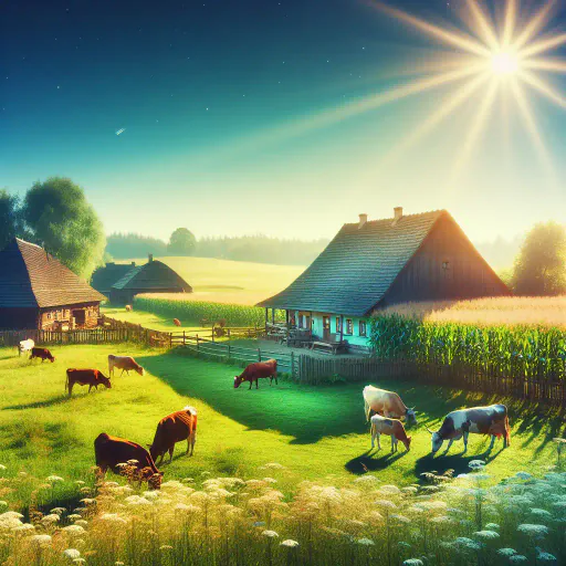 Illustration for Rural Life