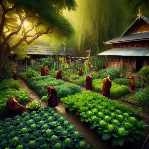 Illustration for Monastic Community