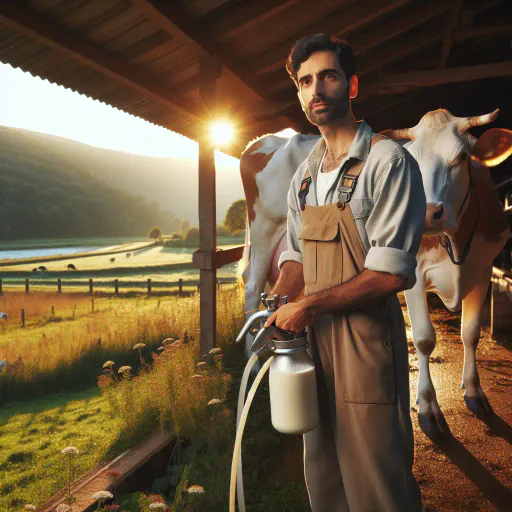 Illustration for Milking Process
