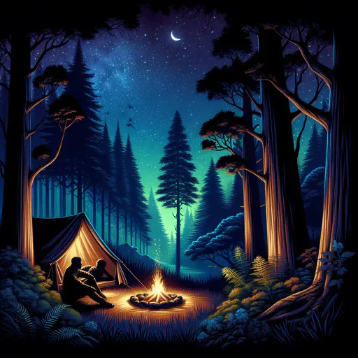 Illustration for Outdoor Shelter