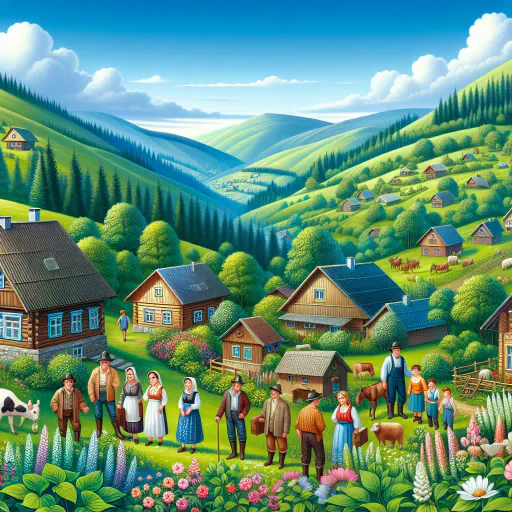 Illustration for Rural Setting