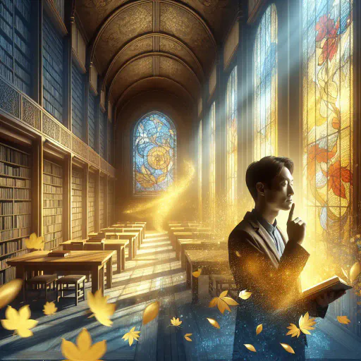 Illustration for Reflective Silence
