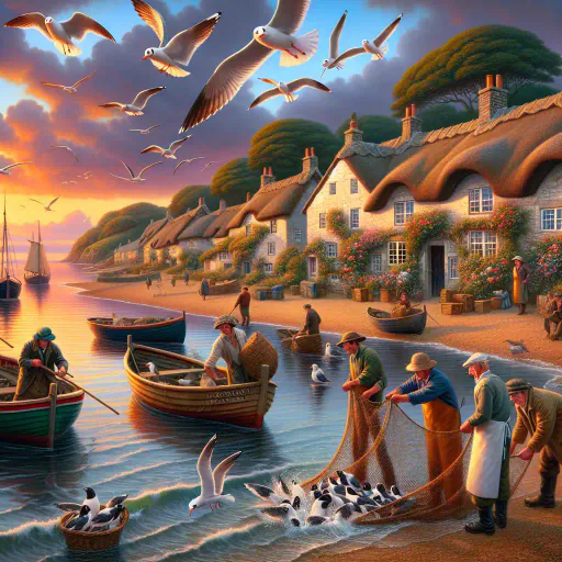 Illustration for Fishing Industry