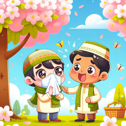 Illustration for Sneeze Response