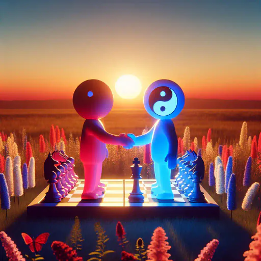 Illustration for Opposing Ideas
