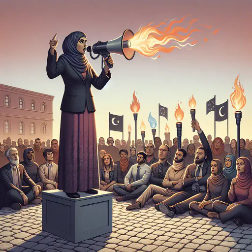 Illustration for Passionate Dispute