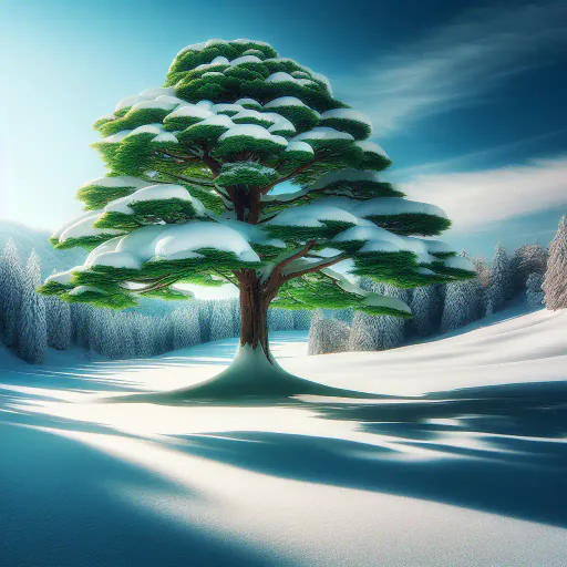 Illustration for Evergreen Nature