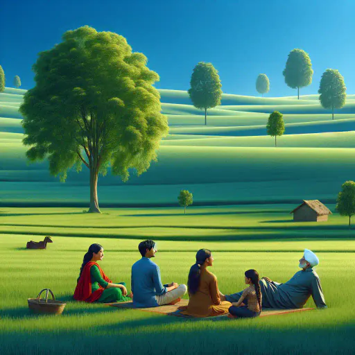 Illustration for Rural Lifestyle
