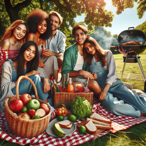 Illustration for Outdoor Cooking