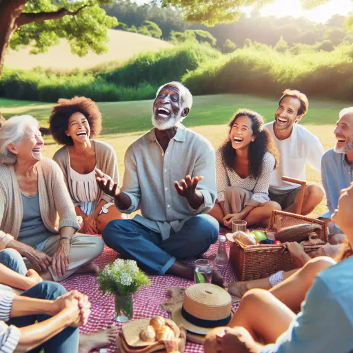 Illustration for Group Laughter