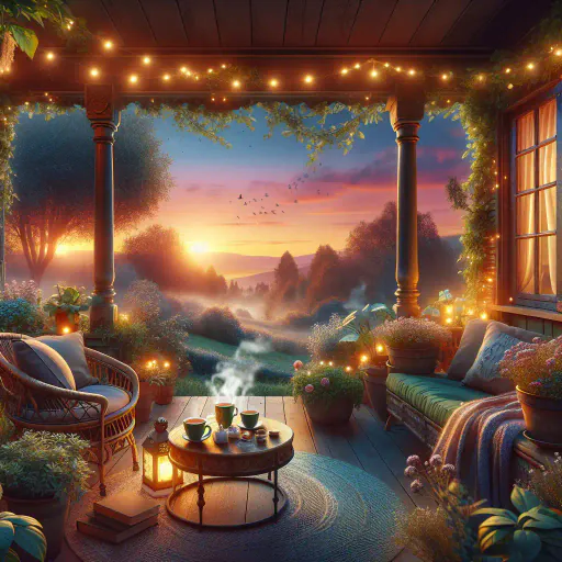 Illustration for Outdoor Relaxation