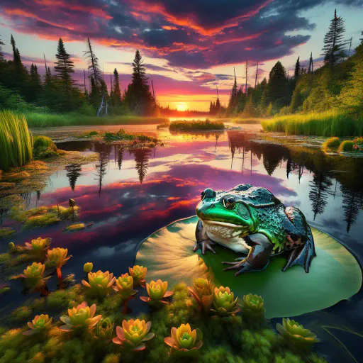 Illustration for North American Frog
