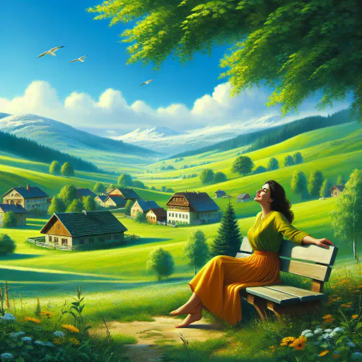 Illustration for Rural Setting