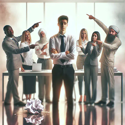 Illustration for Assigning Blame