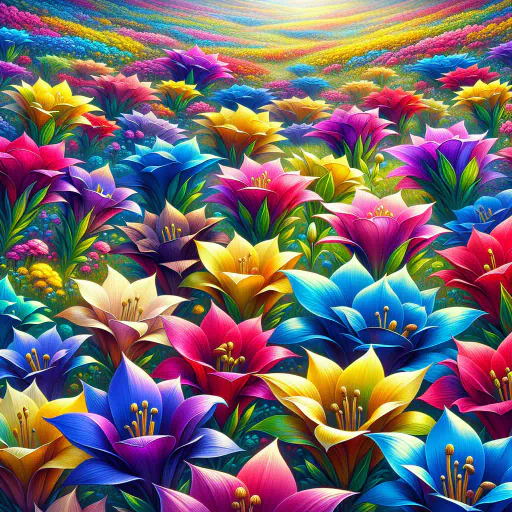 Illustration for Flower Color